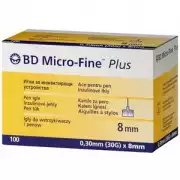 Игла Микро-Файн Плюс 30G (0.3*8.0мм), для шприц-ручек, стерильная, желтая