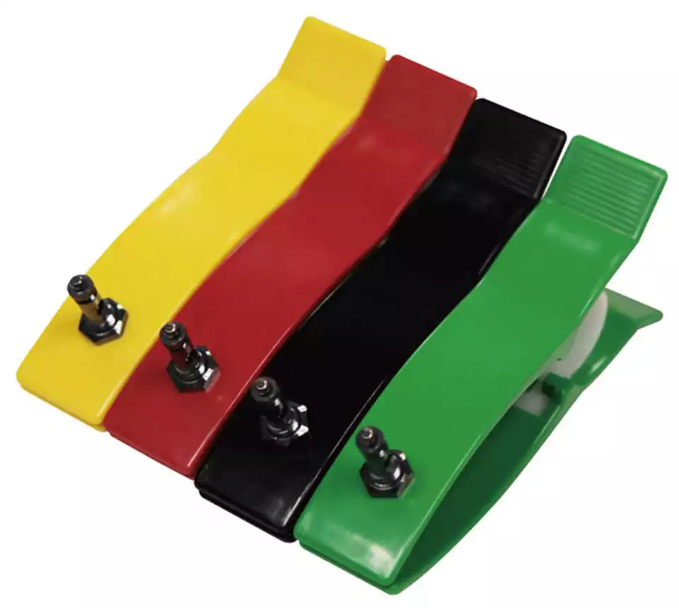 Электроды  для ЭКГ, клеммы на конечности, взрослые,  (Ag/AgCl), упаковка 4шт, многоразовые