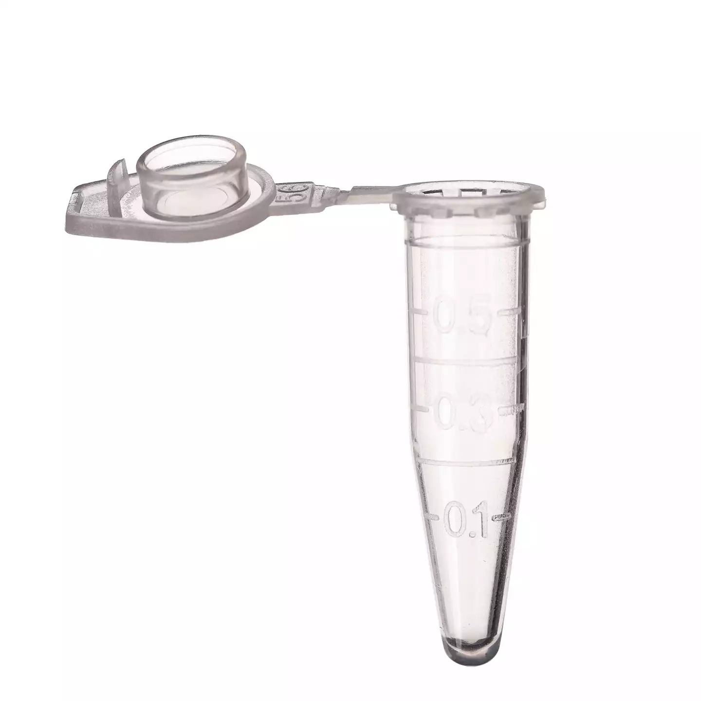Пробирка центрифужная с делением, объем 0,5мл (типа Эппендорф), с крышкой, нестерильная