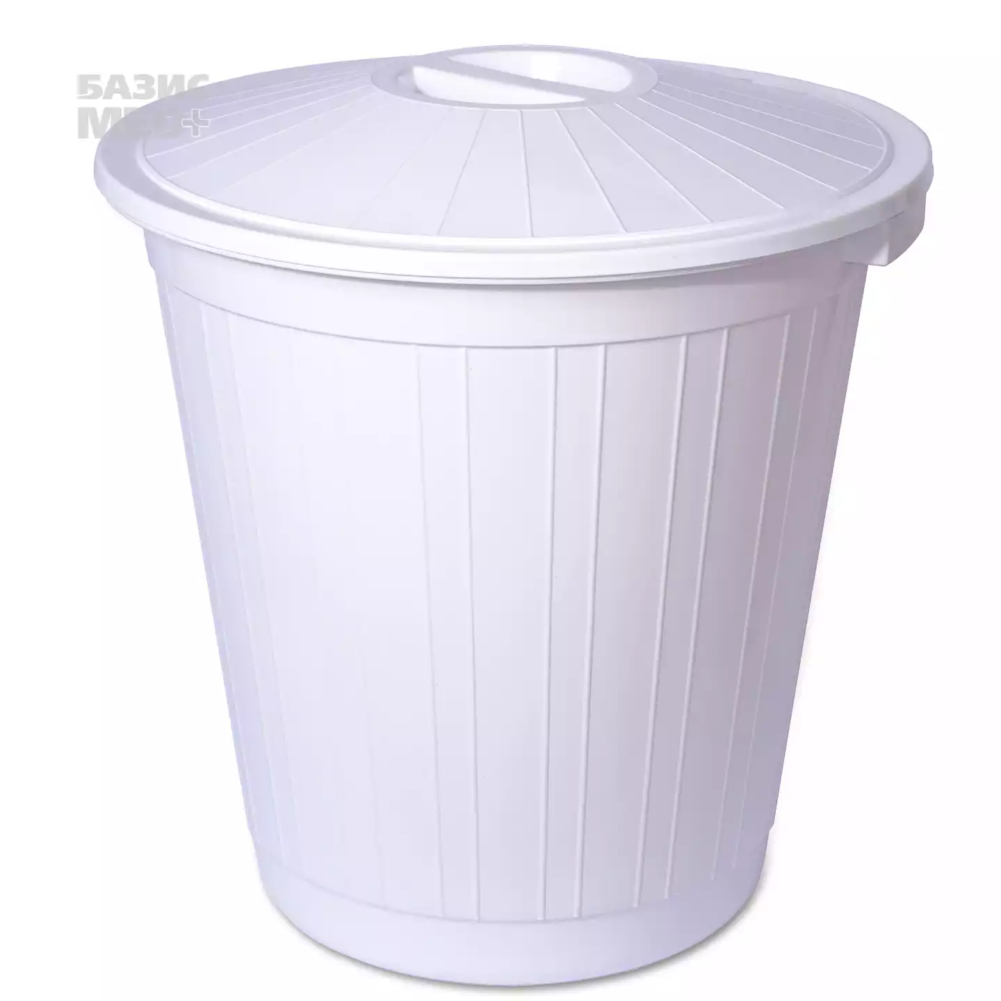 Бак 70,0л для сбора, хранения медицинских отходов (класс А), с крышкой, цвет белый, многоразовый