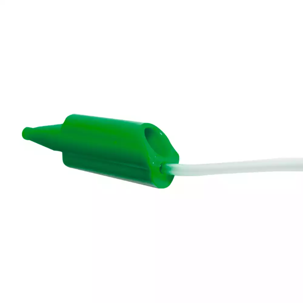Катетер (зонд) аспирационный с вакуум-контролем CH-06, диаметр 1,0/2,0мм, длина 50см, цвет салатовый, стерильный