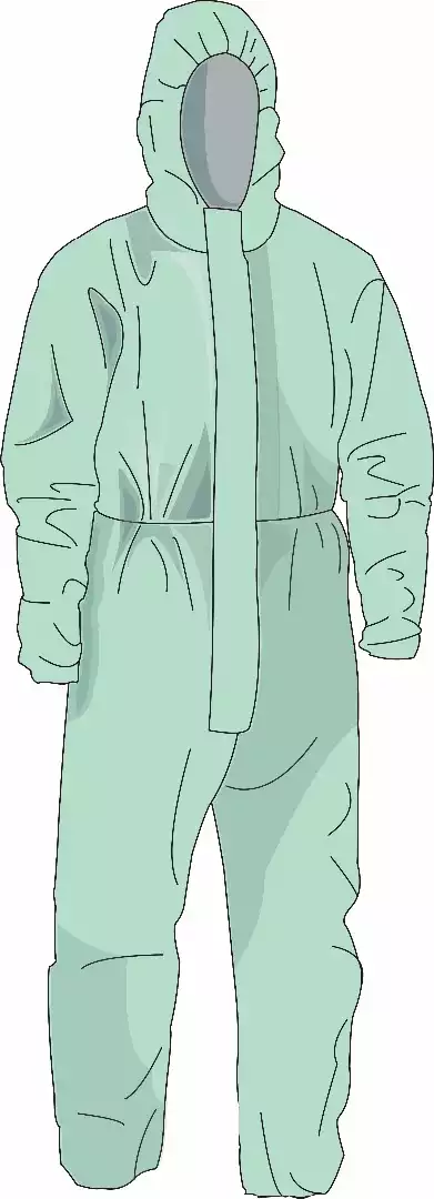 Комбинезон "Каспер" защитный влагонепроницаемый, материал Спанбонд 40г/м2, размер 52-54, рукава на резинке, молния, нестерильный, темно-синий