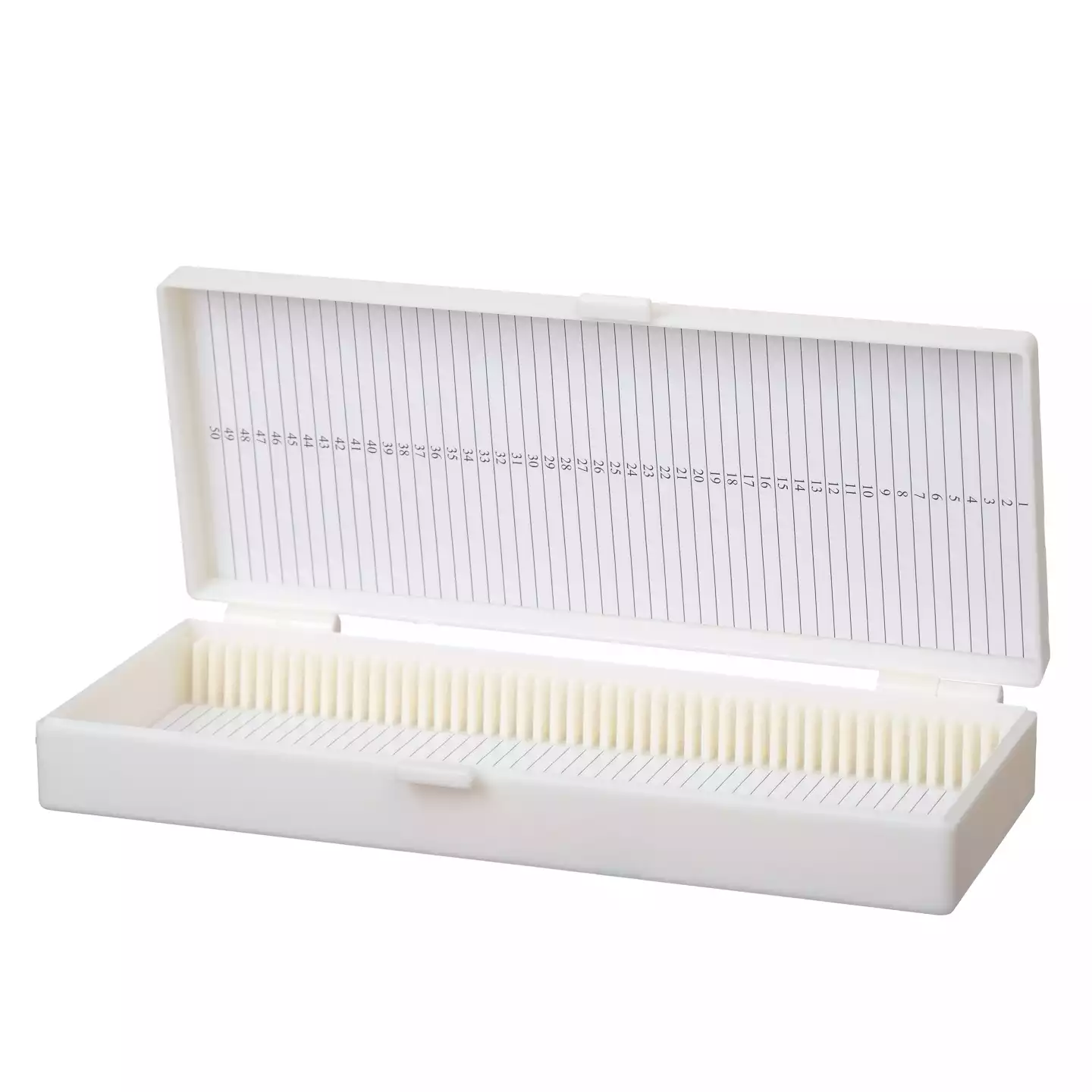 Штатив-бокс для хранения предметных стекол, на 50шт