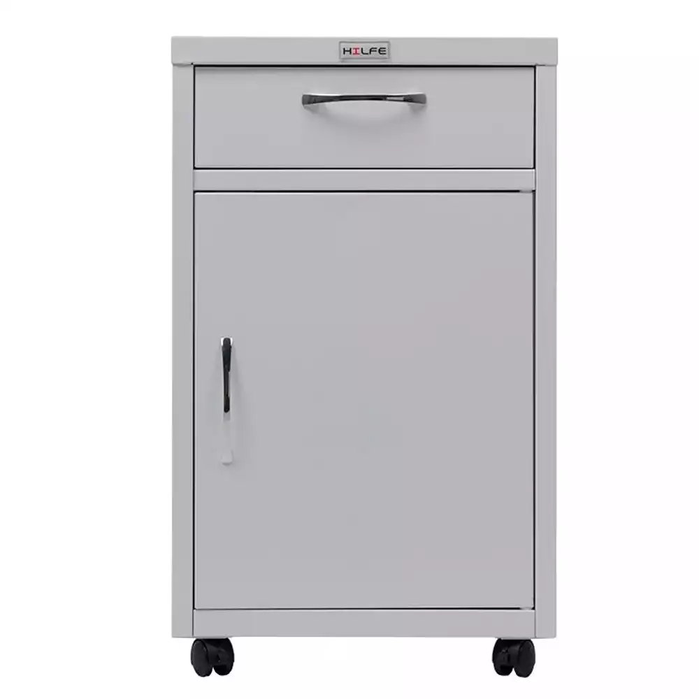 Тумба "МД ТП-2" медицинская прикроватная, размер 710/652.5x420x490мм, цвет белый