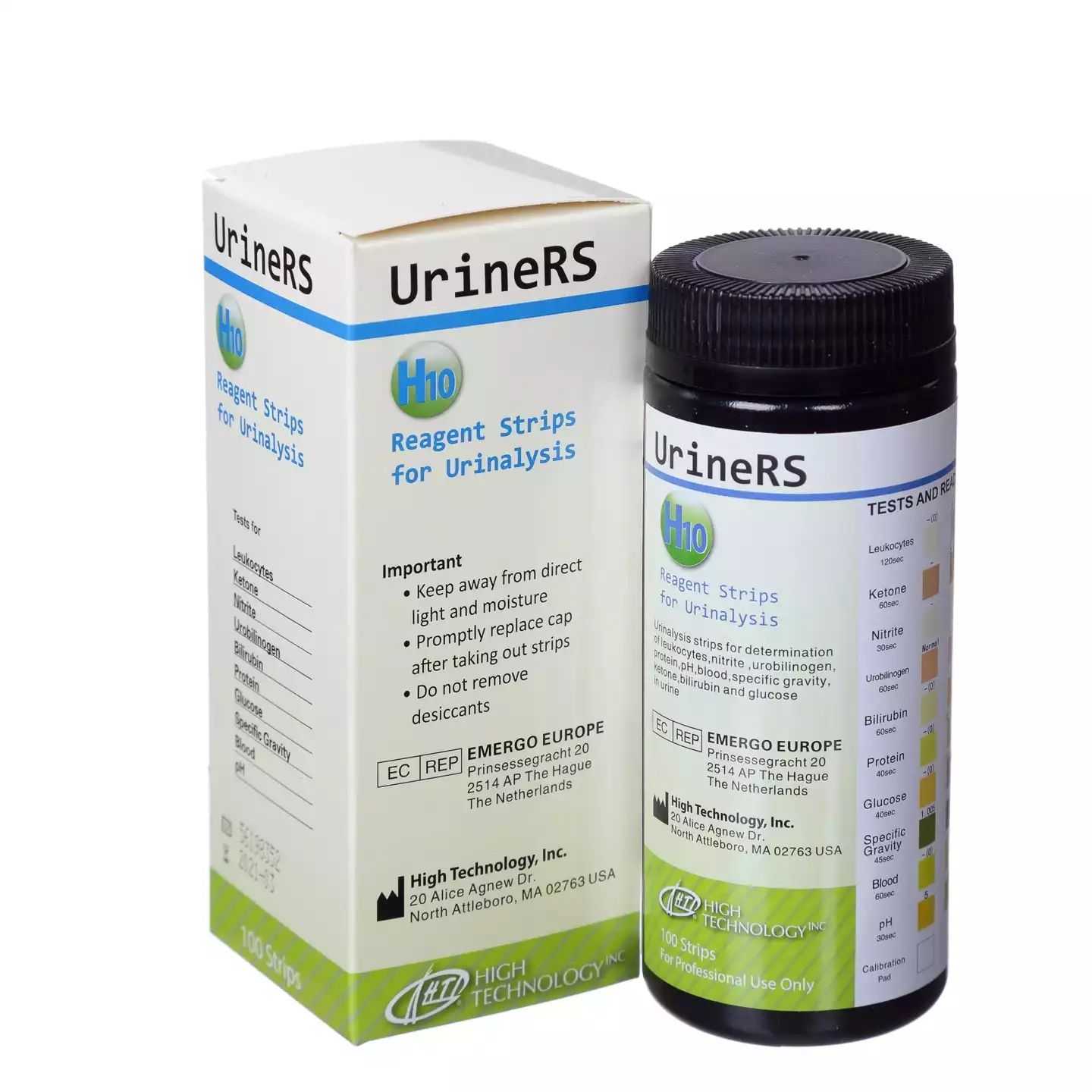 Тест-полоски диагностические UrineRS H10 (HT-UR-9000) упаковка 100шт (необходимо предоставить серийный номер аппарата)