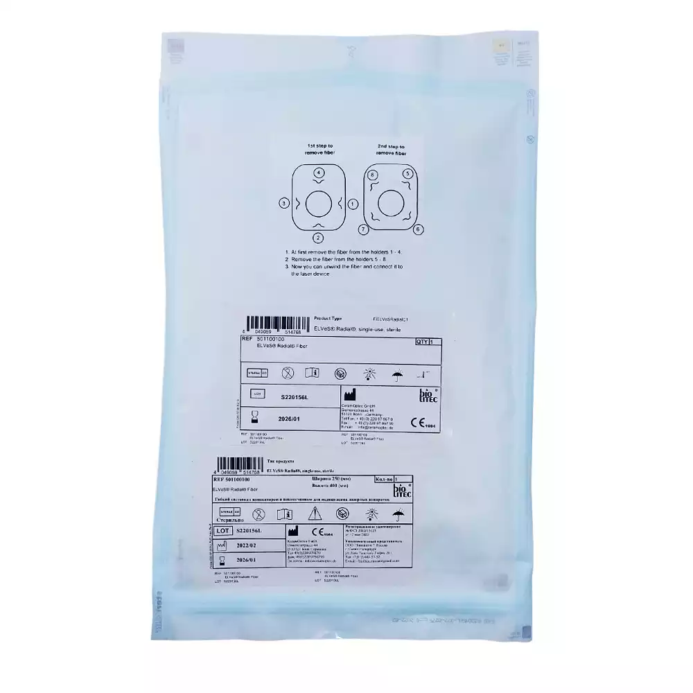 Световод ELVeS Radial Fiber гибкий, с коннектором (Внимание! товар "под конечника")