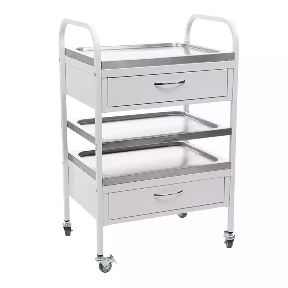 Столик манипуляционный МД SM 2, с 2-мя ящиками, размер 960x620x450мм