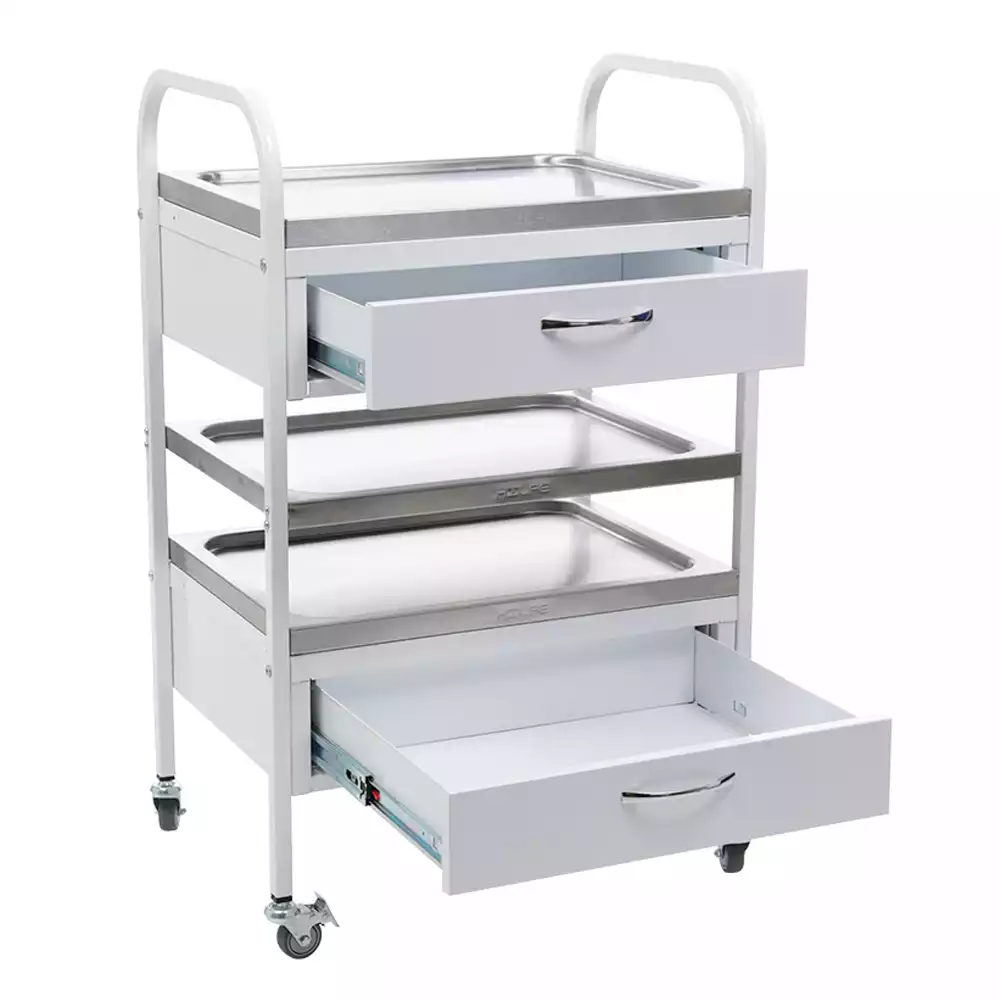 Столик манипуляционный МД SM 2, с 2-мя ящиками, размер 960x620x450мм