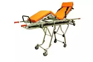 Тележка-каталка ТНС-01ММ модель 0103 со съемными кресельными носилками НК-ММ модель 0706