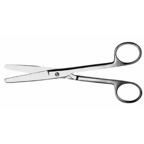 Ножницы 13-106 тупоконечные прямые, длина 170мм, аналог Н-6