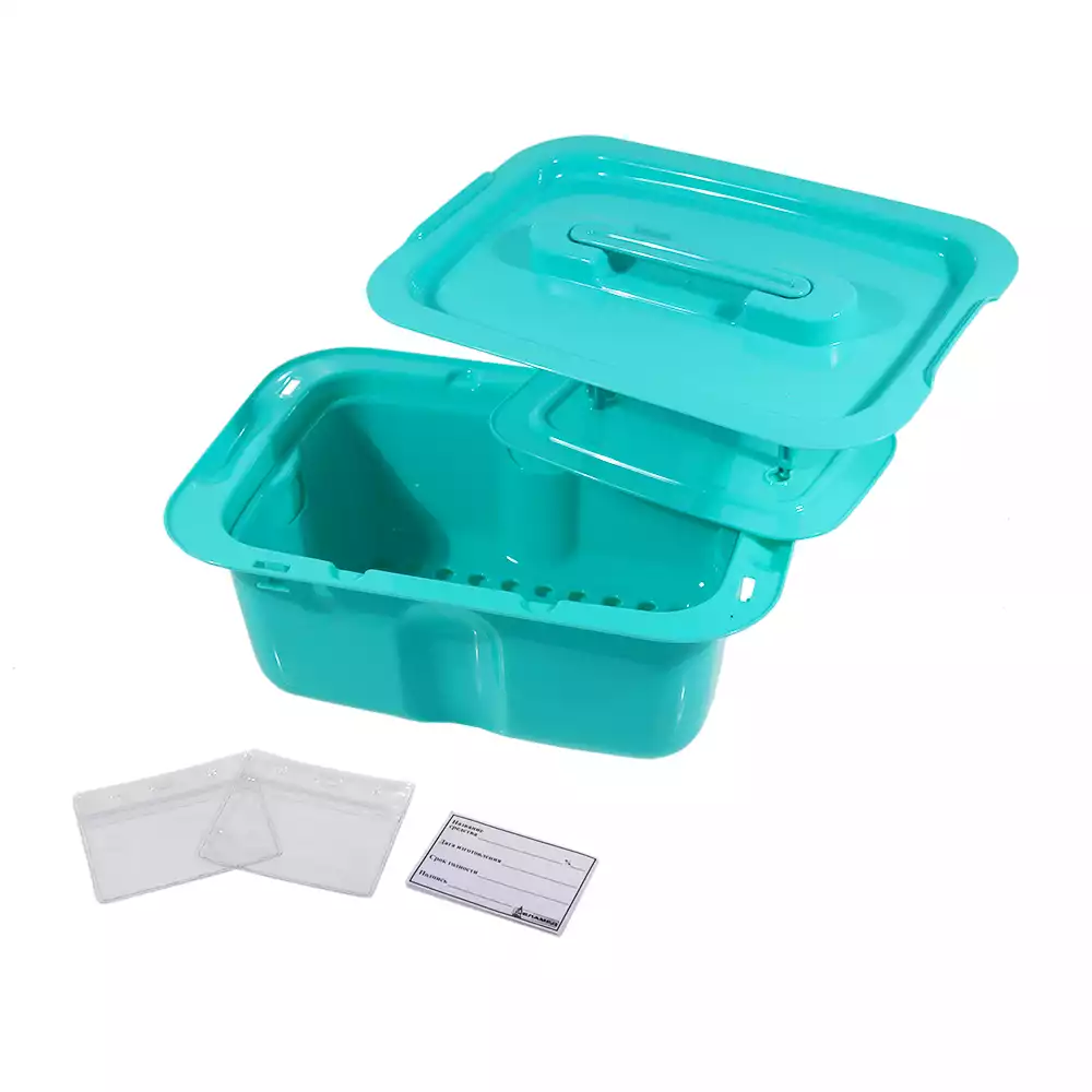 Емкость-контейнер ЕДПО-3, объем 3,0л, размер 332*225*139мм, полимерный, новая конструкция