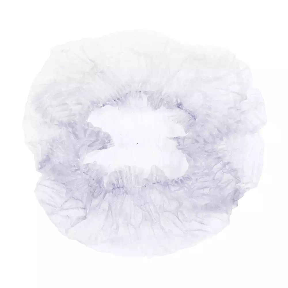 Шапочка Шарлотта (клип), материал Спанбонд 10г/м2, нестерильная, белая