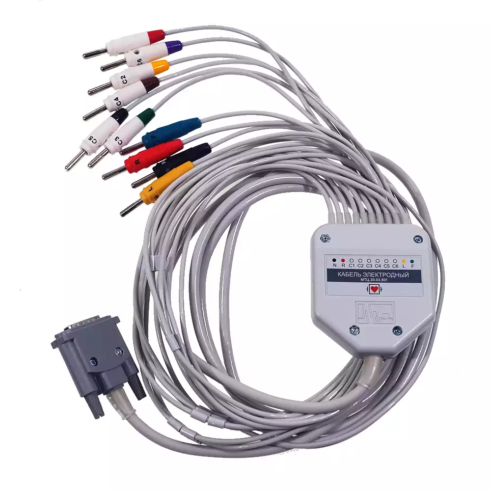 Кабель пациента МТЦ30.03.501 для ЭКГ аппарата  ЭК3(12)Т-01-“Р-Д”