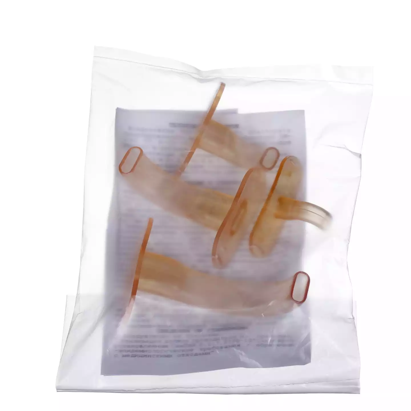 Воздуховоды полимерные, размеры 1-4, безцветные, одноразовые, комплект