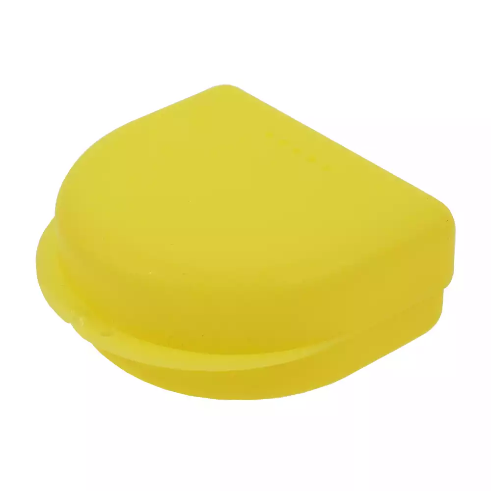 Контейнер для съемных ортодонт.аппаратов малый - цвет желтый