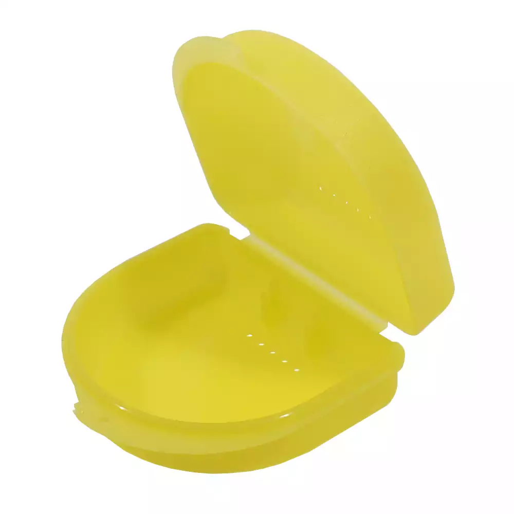 Контейнер для съемных ортодонт.аппаратов малый - цвет желтый