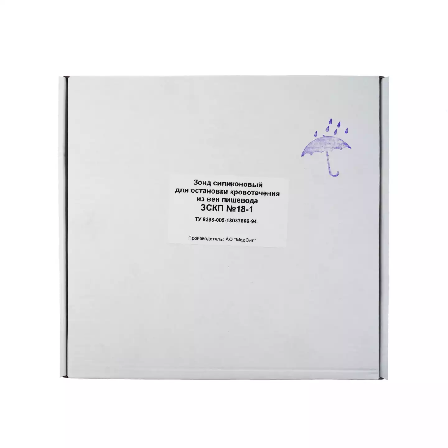 Зонд силиконовый ЗСКП-18-1 по типу зонда Блэкмора, длина 1000мм, стерильный