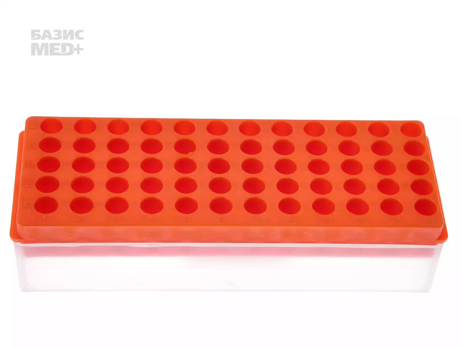 Штатив для центрифужных пробирок (Эппендорф), 60 гнезд, материал ПП