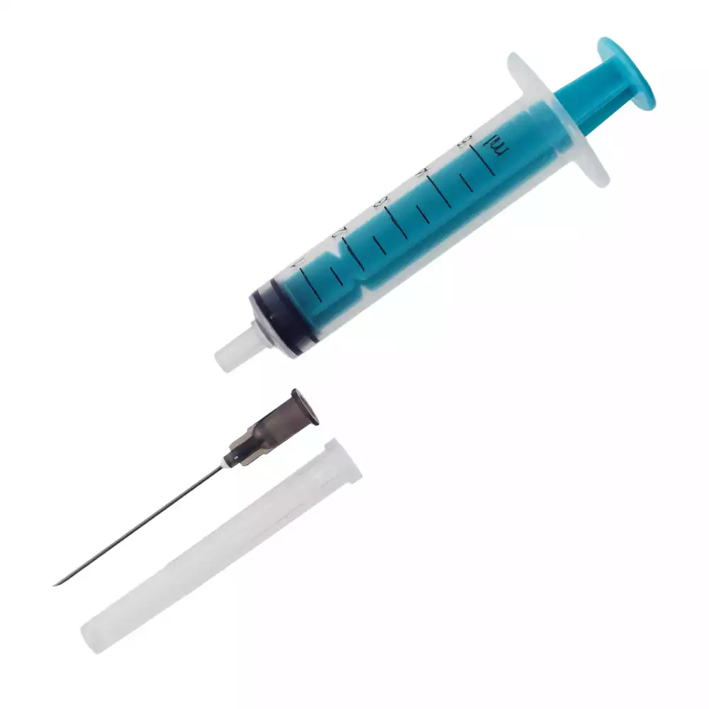 Шприц 5,0мл, 3-х компонентный, игла 22G (0,7*40мм) рядом, стерильный