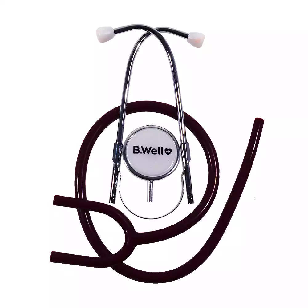 Стетоскоп WS-1, одноголовочный бордовый