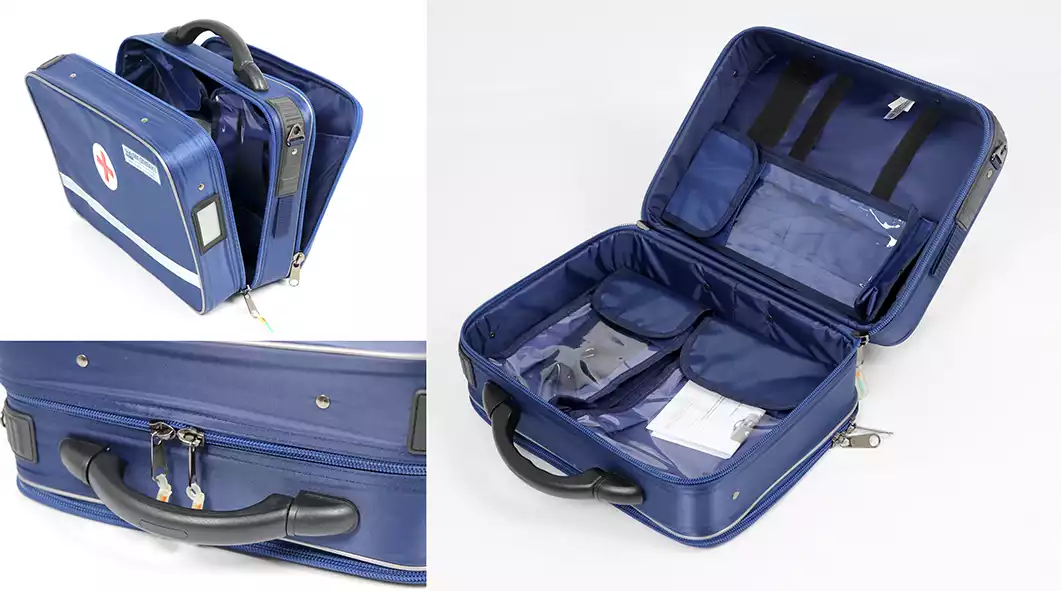 Сумка медицинская  универсальная СМУ-01, для набора фельдшерского НФСМП-Мединт-М для скорой медицинской помощи, размер 370х175х310мм