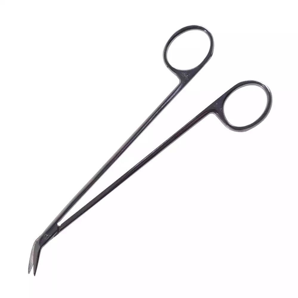 Ножницы Н-37П сосудистые горизонтально изогнутые, длина 160мм