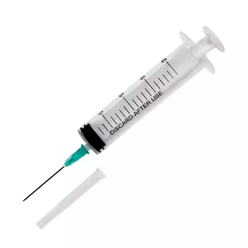 Шприц 20,0 мл, 3-х компонентный, игла 21G*1 1/2 (0,8х38мм),Луер-Слип, стерильный
