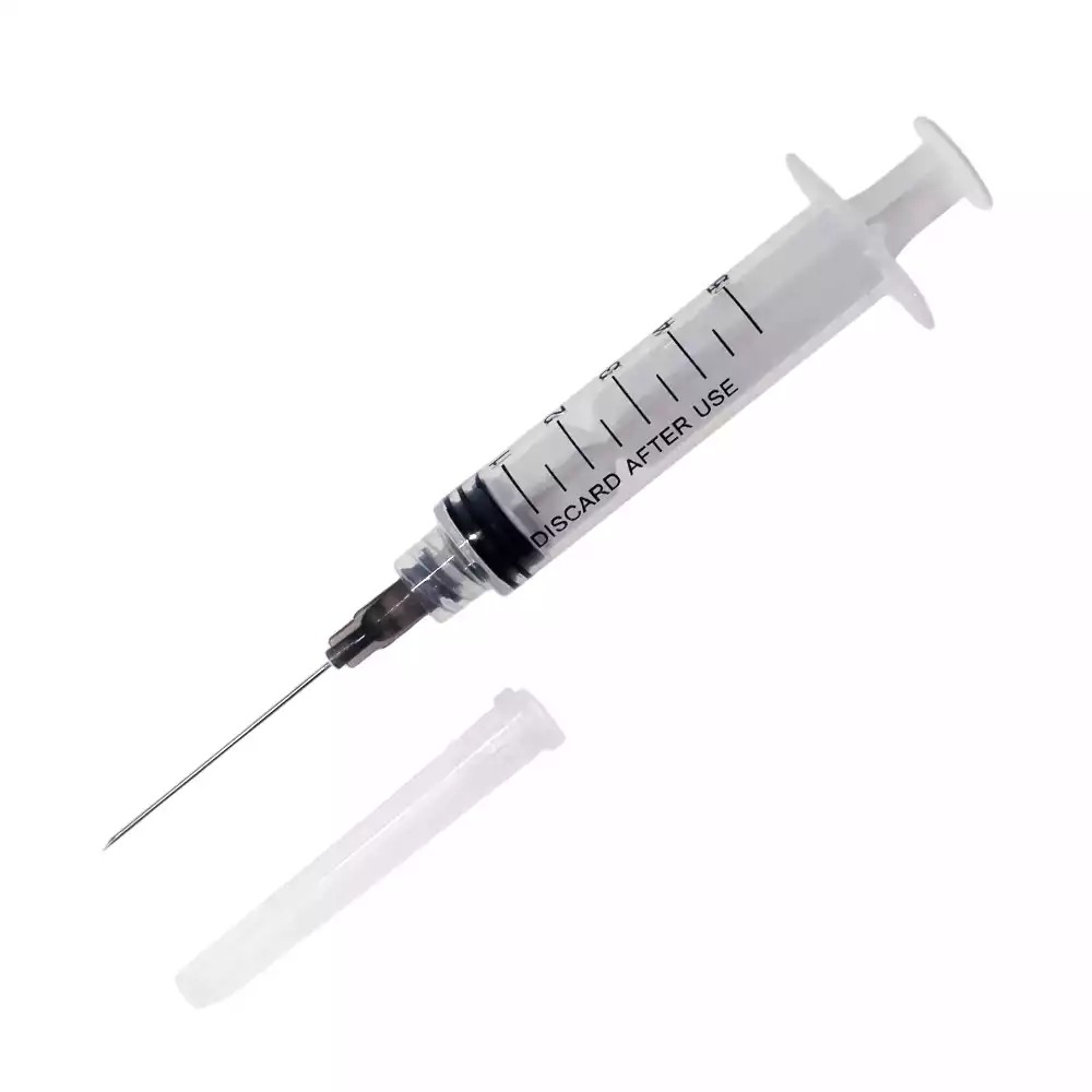 Шприц 5,0мл, 3-х компонентный, игла 22G*1 1/2 (0,7*40мм), соединение Луер Лок, стерильный