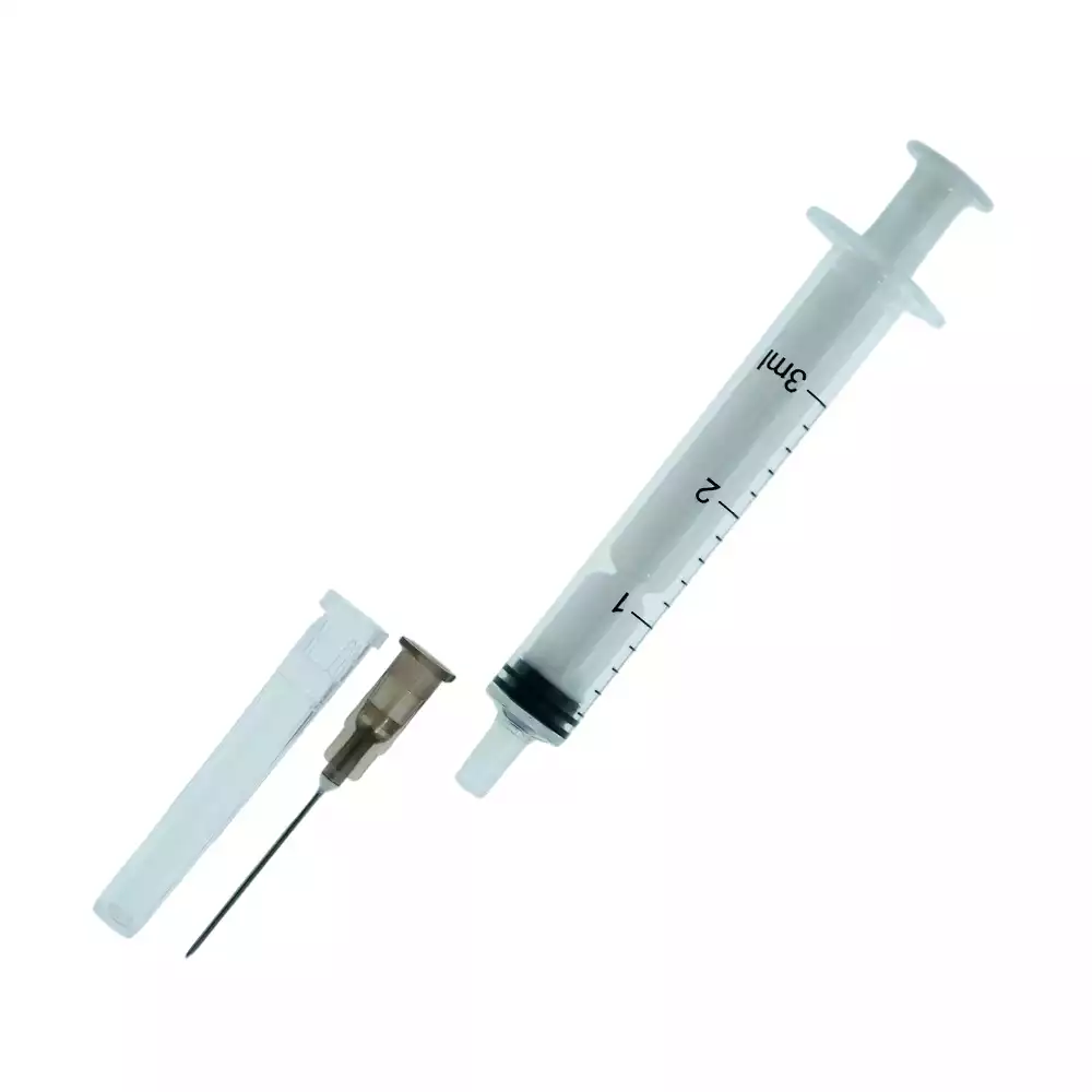 Шприц VANSUNTECH 3,0мл, 3-х компонентный, игла 22G*1 1/4 (0,7х25мм),стерильный