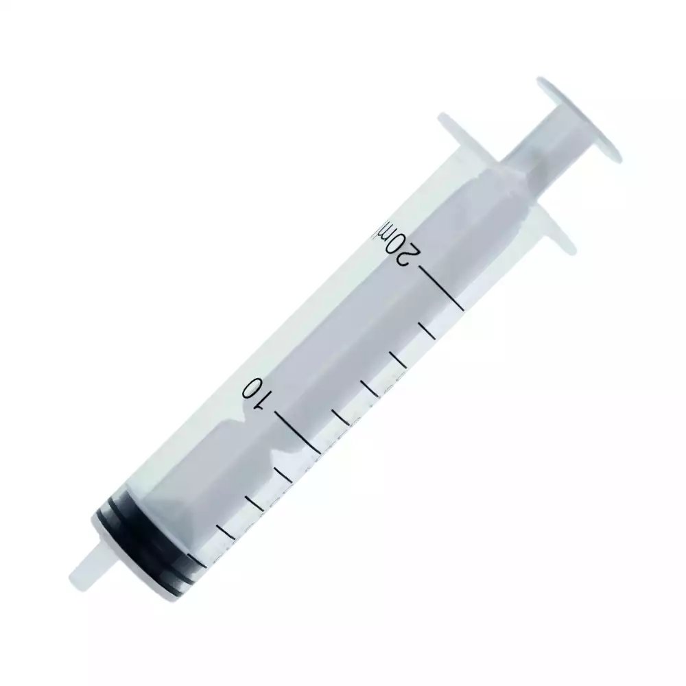 Шприц 20,0 мл, 3-х компонентный, без иглы, стерильный.