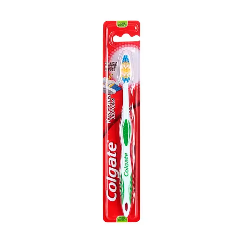 Щетка зубная Colgate Классика Плюс средней жесткости