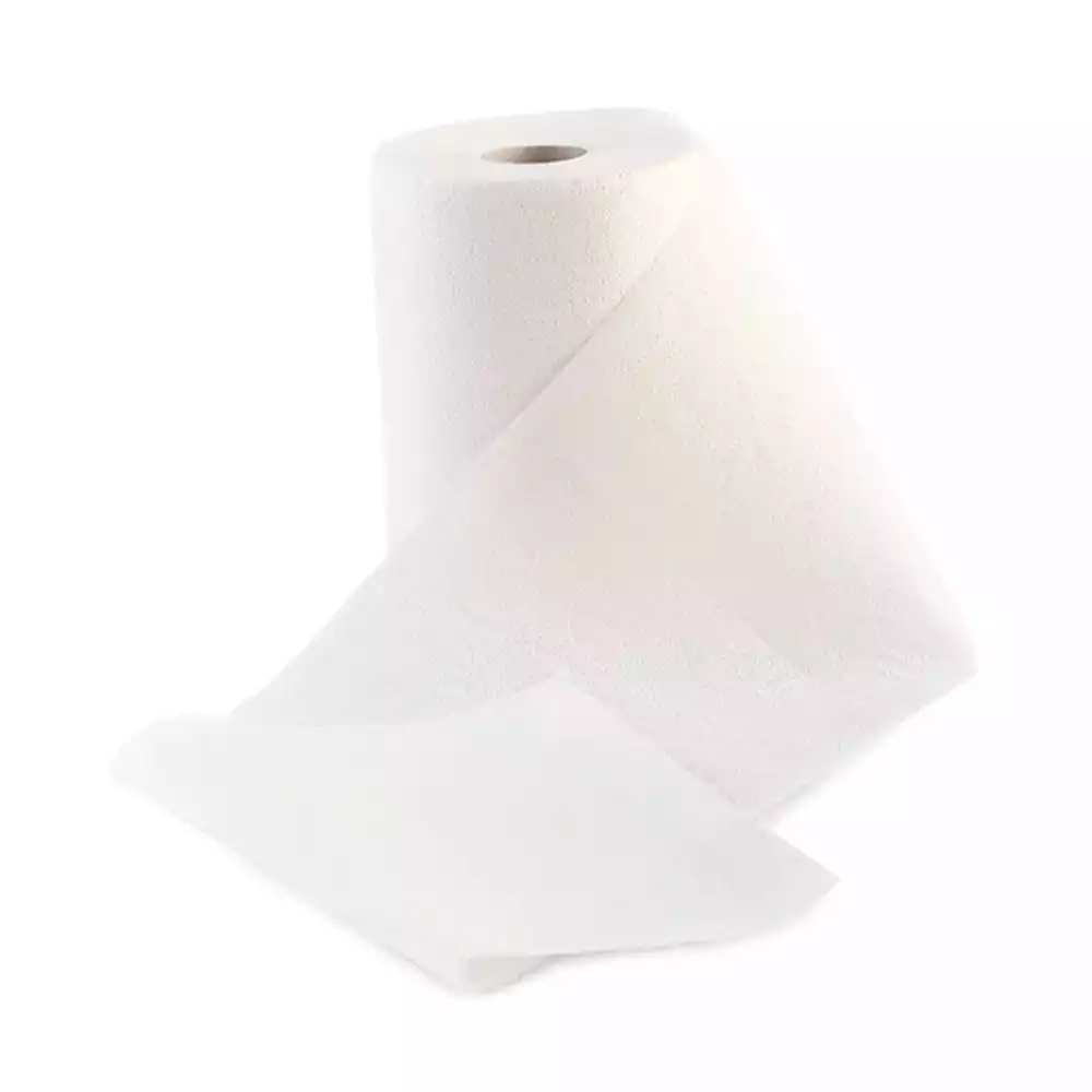 Бумажные полотенца Belux 3в1 Мега, двухслойные белые, размер 23*22см, рулон 150 листов, длина 35м, 1 рулон