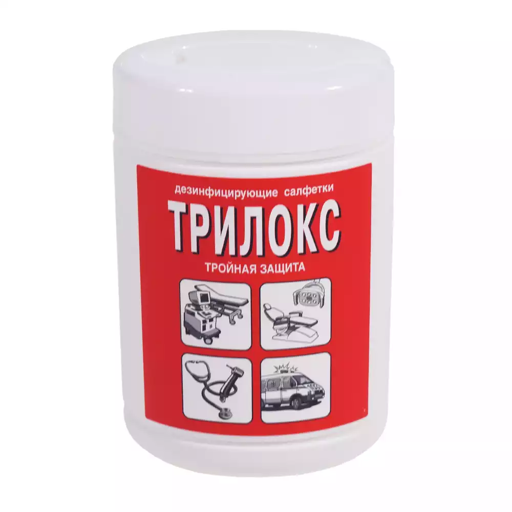 Трилокс салфетки №90, дезинфицирующие, туба