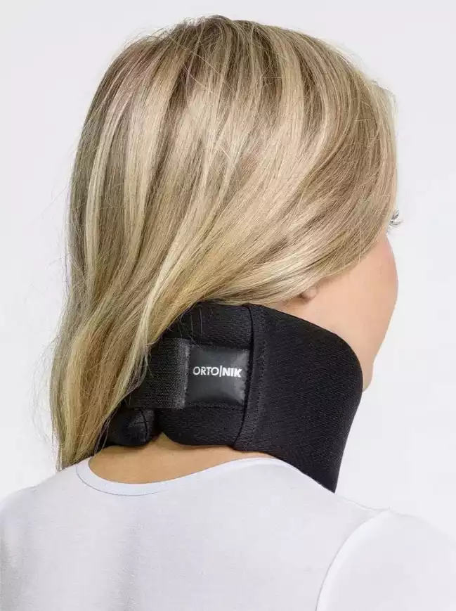 Бандаж для шейного отдела позвоночника для взрослых ORTO.NIK, Шина Шанца №8 (6,5х42см) Орт.ШВ-511 со съемным чехлом, черный
