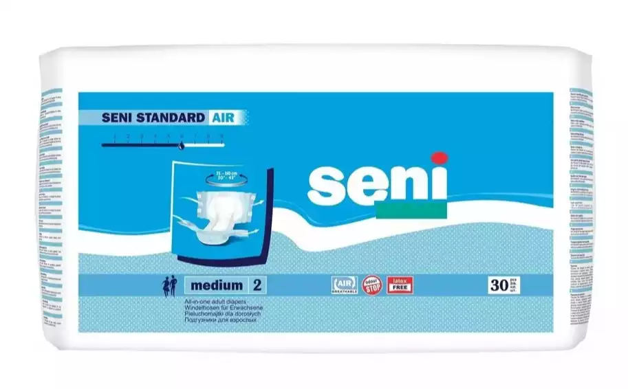 Подгузники для взрослых Seni Standard Air medium, 30 шт