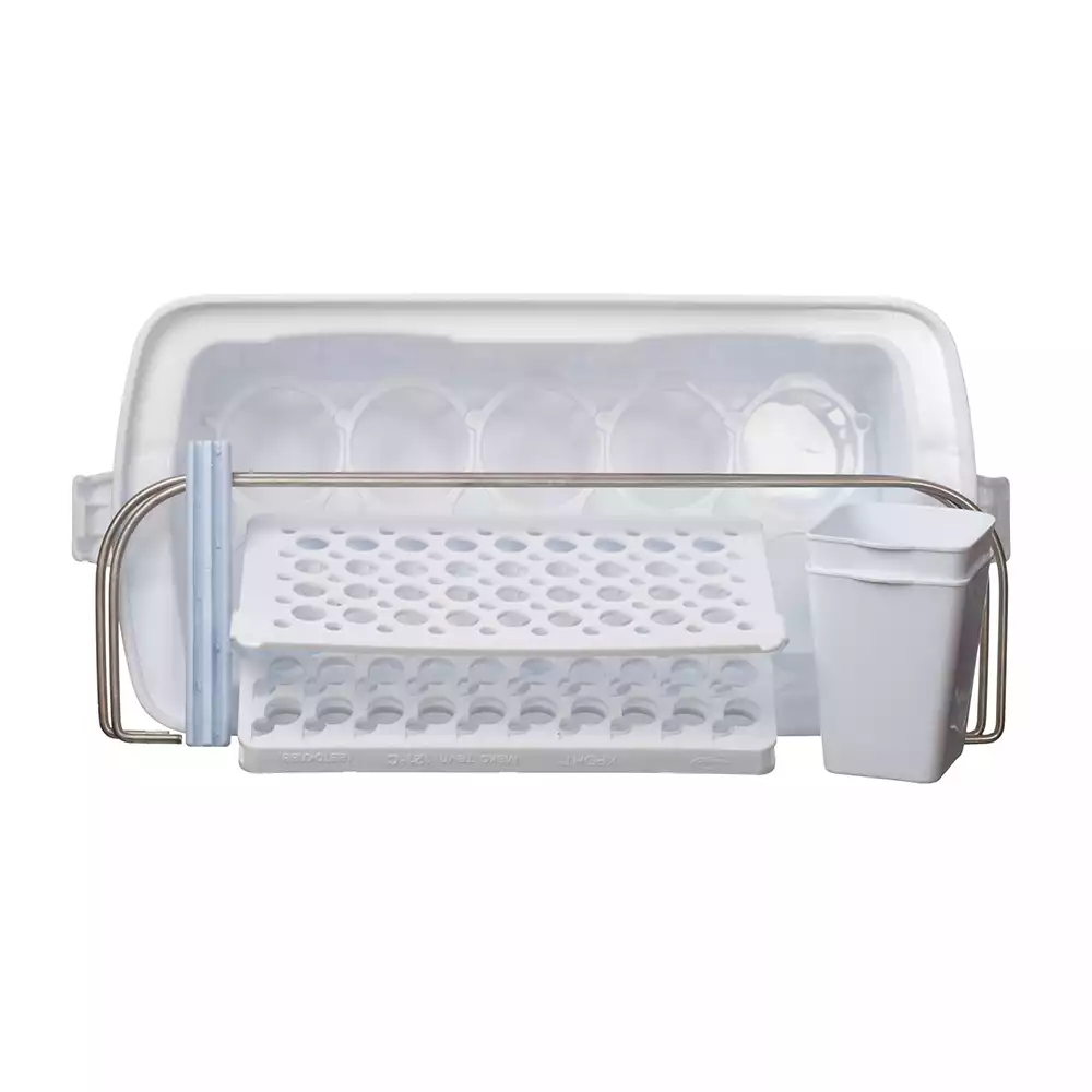 Укладка-контейнер  "УКП-01-"КРОНТ" в исполнении УКП-50-01, полимерный для доставки проб биологического материала в пробирках и флаконах