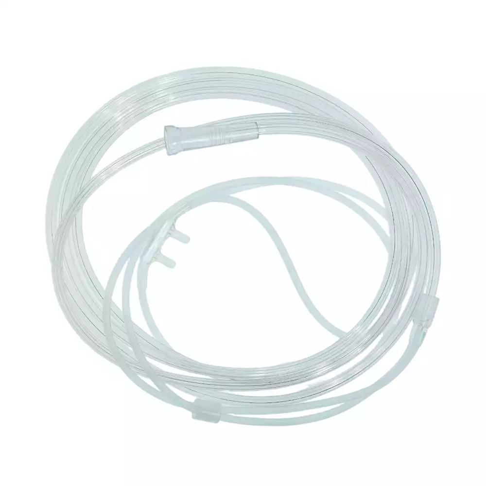 Канюля назальная кислородная Venticaire®, детская, мягкая изогнутая носовая канюля с трубкой 2,1м, стерильная