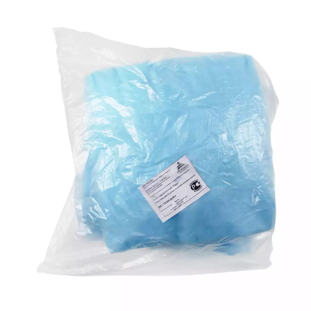 Халат хирургический ЕВРО, длина 140см, материал СМС 42г/м2, размер 54-56, нестерильный